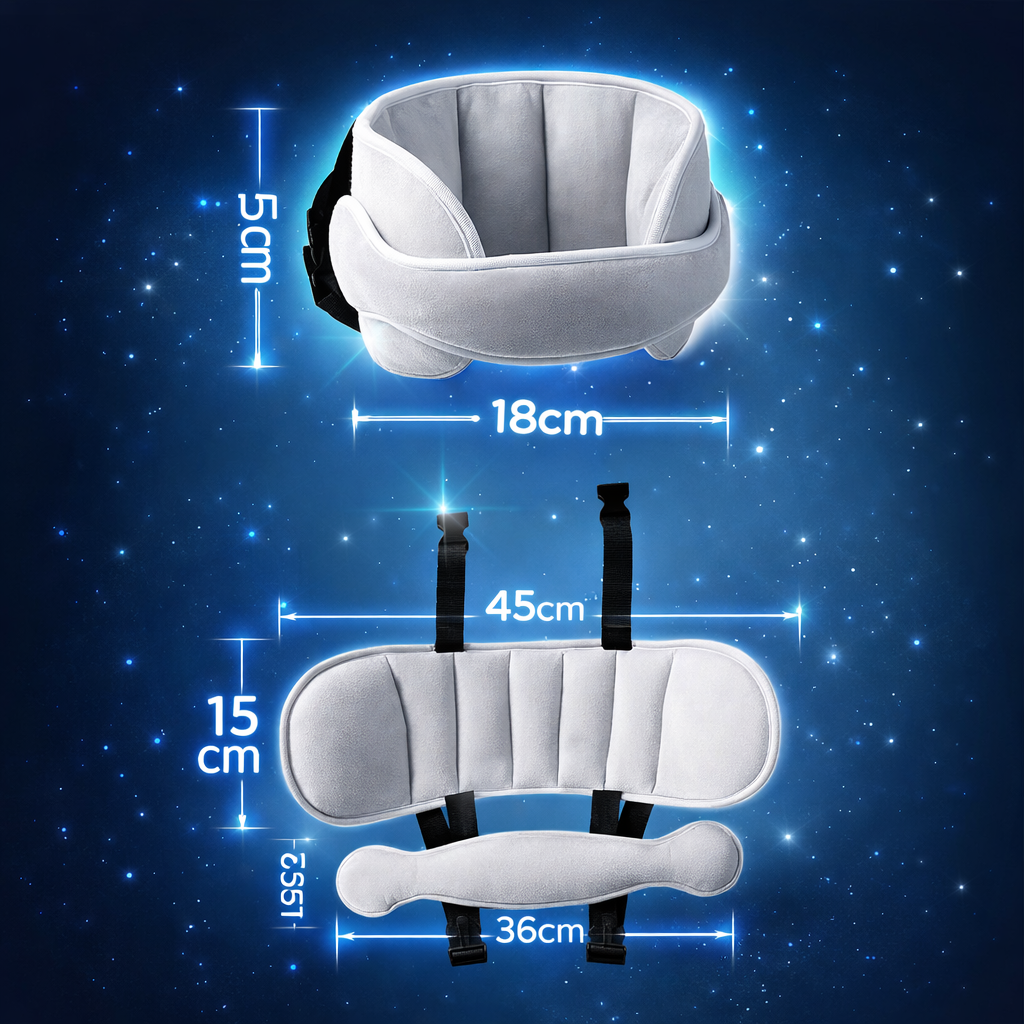 Barnsäkert Huvudstöd - för Bilfärd