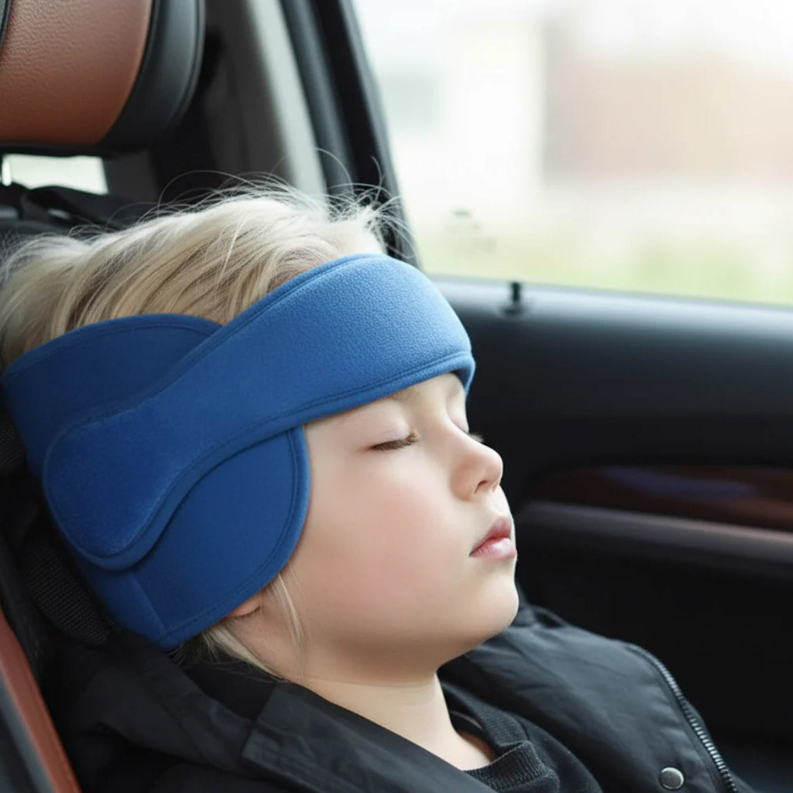 Barnsäkert Huvudstöd - för Bilfärd
